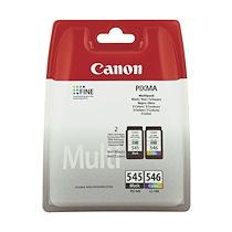 CANON PG545 CL546 PACK CARTOUCHE DE 4 COULEURS POUR IMPRIMANTE JET D'ENCRE