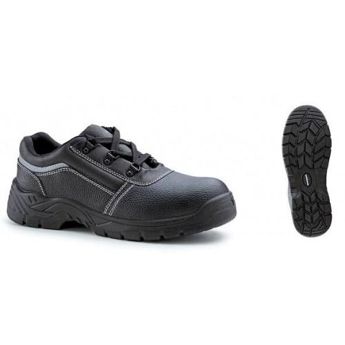 CHAUSSURES DE SÉCURITÉ BASSES BASIC NACRITE S1P SRC - CUIR NOIR - TAILLE 48 COVERGUARD