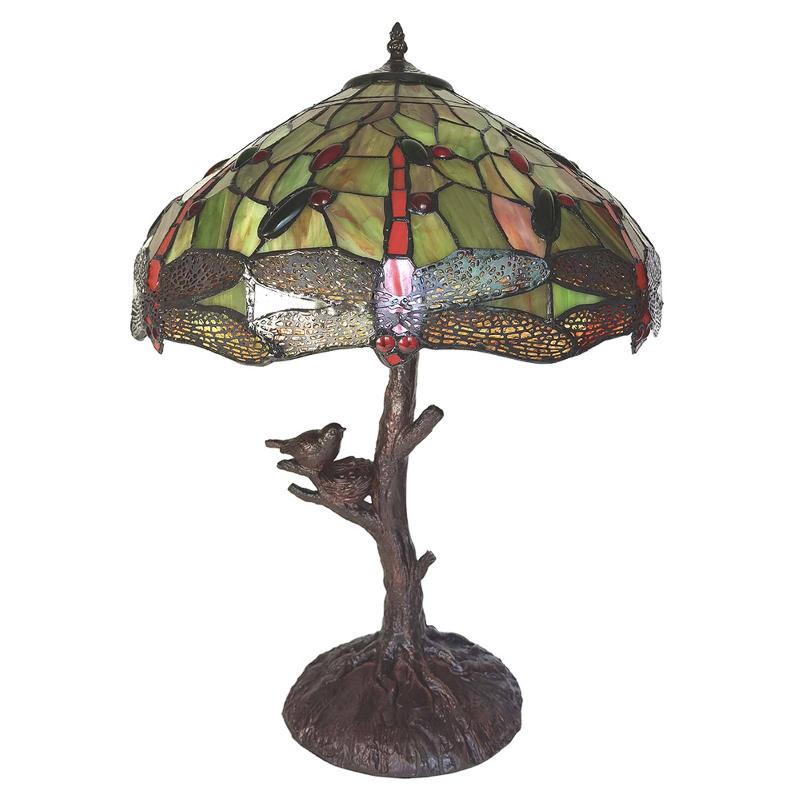 CLAYRE&EEF LAMPE À POSER 5LL-6111 AU STYLE TIFFANY