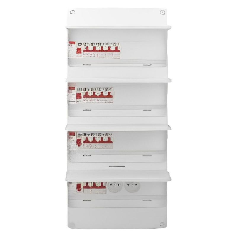 Coffret électrique pré-équipé Thomson - 4 rangées - 52 modules - EasyConnect - 4 ID / 13 disjoncteurs_0