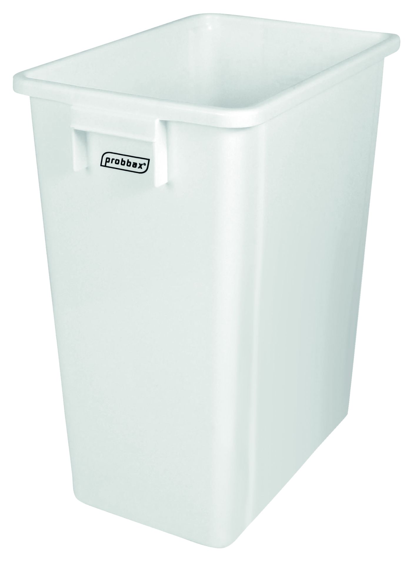 Collecteur de tri sélectif 40L - Blanc - Polypropylène robuste et recyclable_0