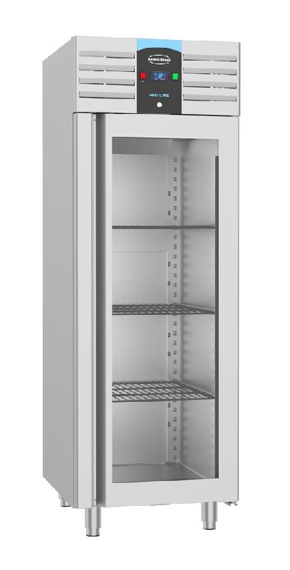 Congélateur professionnel en inox pro line 1 porte en verre mono bl... - P7489.5030_0