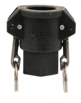 Coupleur femelle pour raccord à came 50/63 - Polypropylène de grande qualité - Réf : 300423_0