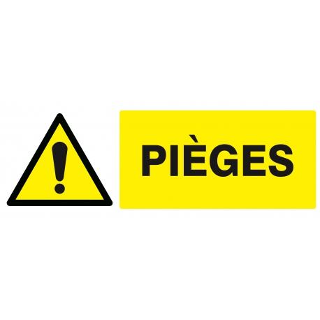 Danger pieges 330x120mm TALIAPLAST | 626321_0