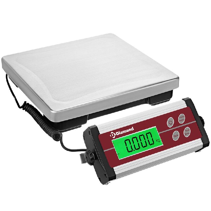 Diamond - Bascule électronique inox, 15Kg x 5g professionnel – BSC3/15-5 - gris inox AKS-BSC3/15-5_0