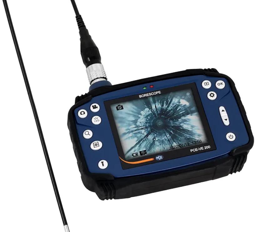 Endoscope avec sonde de 3,7 mm de diamètre et 1 m de long - PCE-VE 200-S - PCE INSTRUMENTS_0