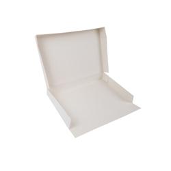 FHC - 25Pcs - Boite plateau lunch carton blanc  420x380x85mm - blanc en carton FHC209BL4229_0