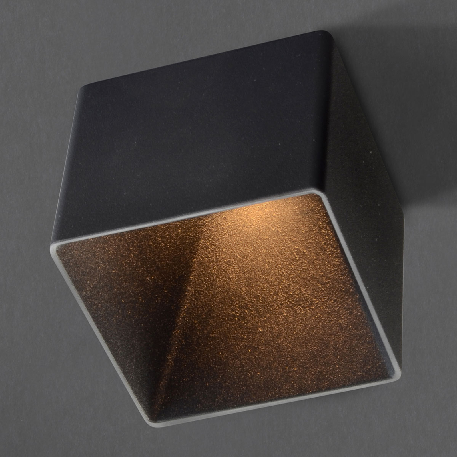 THE LIGHT GROUP GF DESIGN BLOCKY LAMPE ENCASTRABLE IP54 NOIR 2.700 K