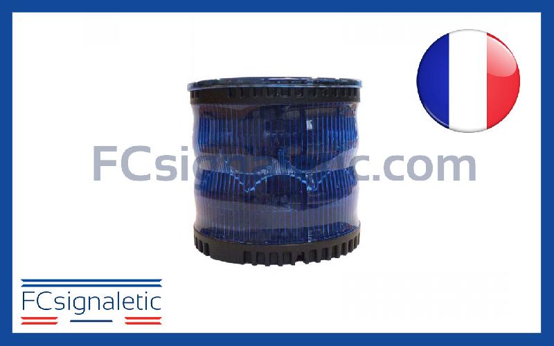 Gyrophare Gyroled bleu sans fixation classe 2 flash STANDBY MERCURA 23526-03_0