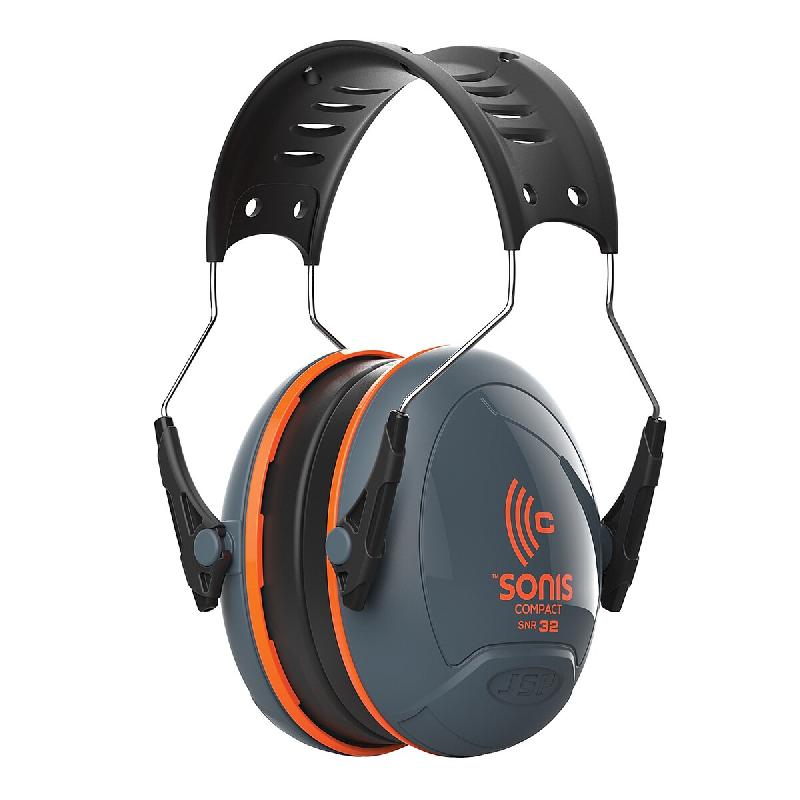 JSP SAFETY Casque Anti-Bruit Sonis Compact - 32Db Gris - Taille unique gris plastique 5038428261937_0