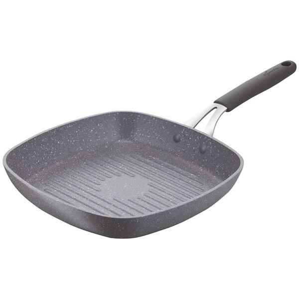 LAGOSTINA Poêle Grill 26x26cm Aluminium 012163040926 - 8002531993501_0