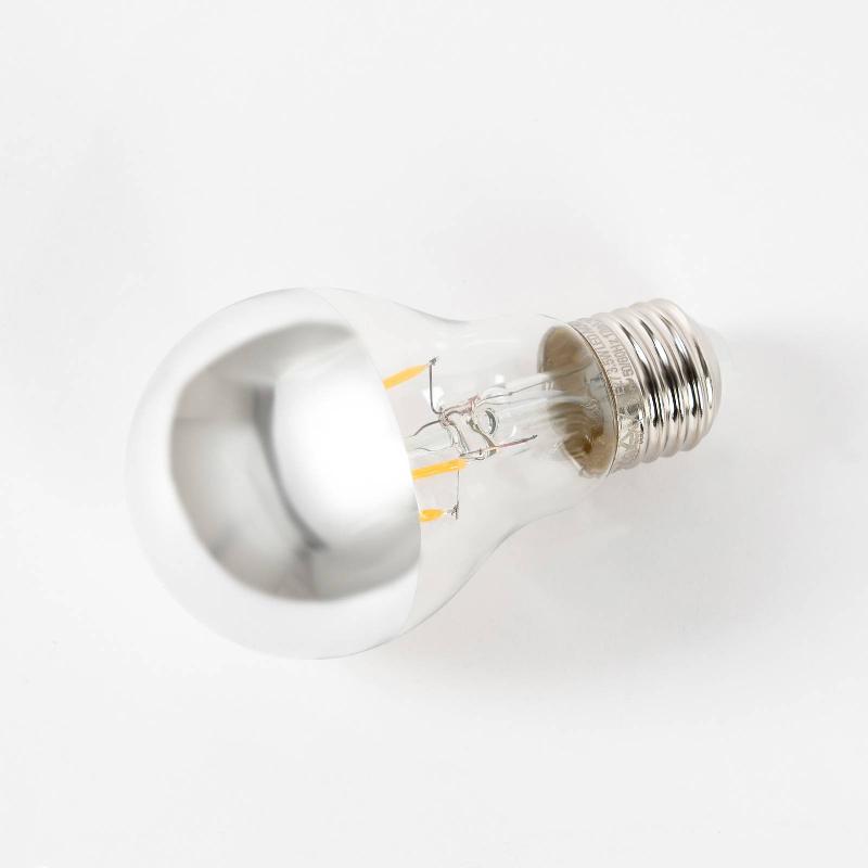 LUCANDE E27 3,5W AMPOULE MIROIR LED A60 2 700K ARGENTÉ X2
