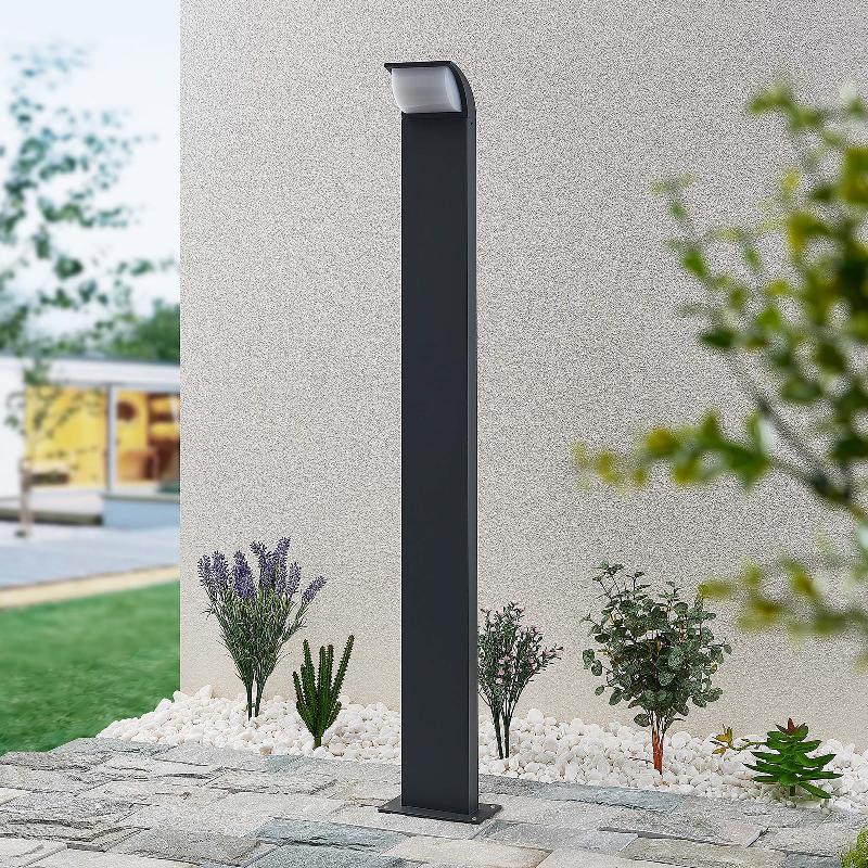 LUCANDE, BORNE LUMINEUSE LED TINNA, 100 CM, ANTHRACITE, IP65
