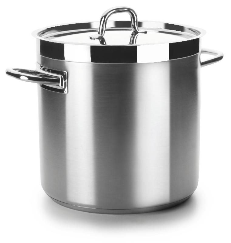 Marmite traiteur Chef Luxe - Lacor - Acier inoxydable 18/10 - Diamètre 40 cm - Fond sandwich thermo-diffuseur_0