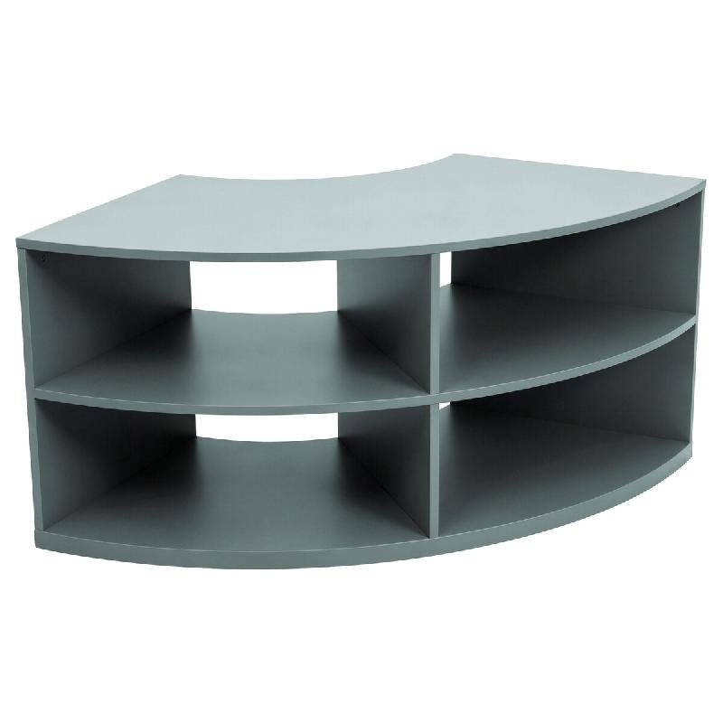 Oviala Business Meuble TV d'angle 120X59 cm vert foncé, L 120 x l 59 x h 53 cm Oviala - vert 114795_0