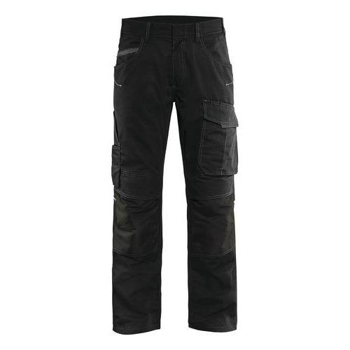 PANTALON DE TRAVAIL SERVICES STRETCH NOIR/GRIS FONCÉ TAILLE 56 - BLAKLADER