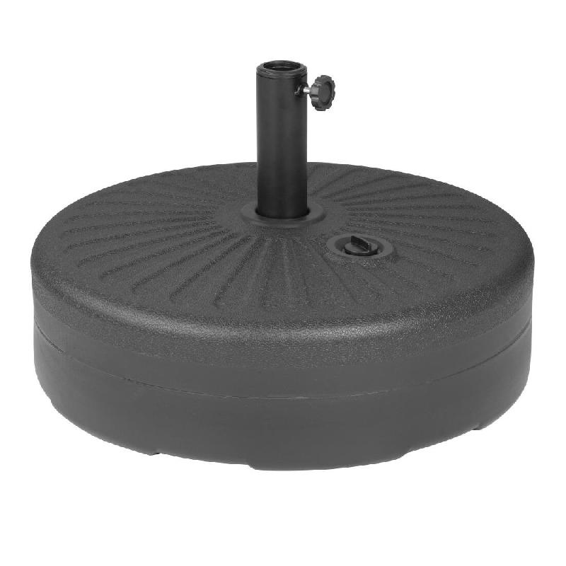 Pied de parasol en plastique noir Bolero 40L - DZ884_0