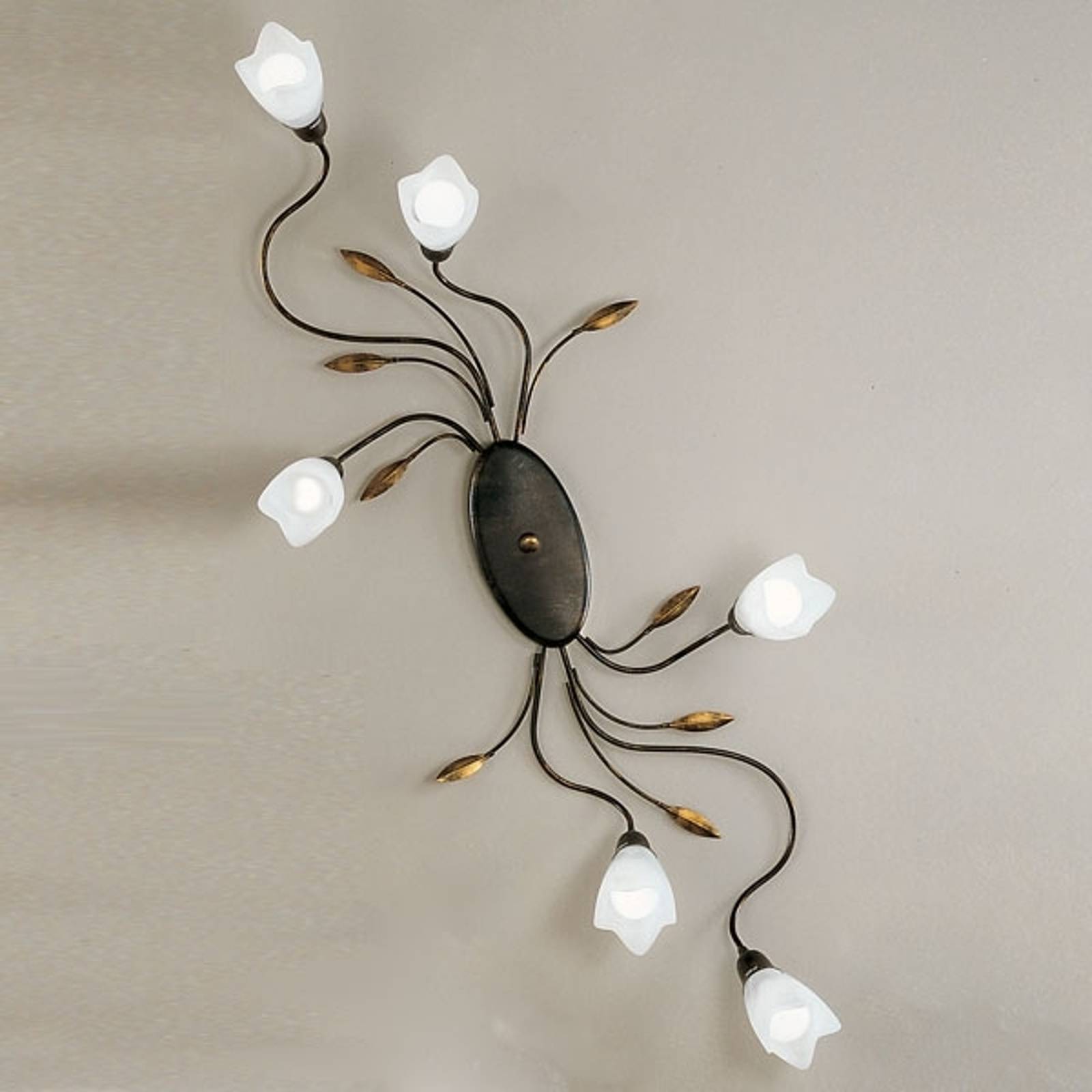 KÖGL PLAFONNIER CAMPANA FLEUR À 6 LAMPES