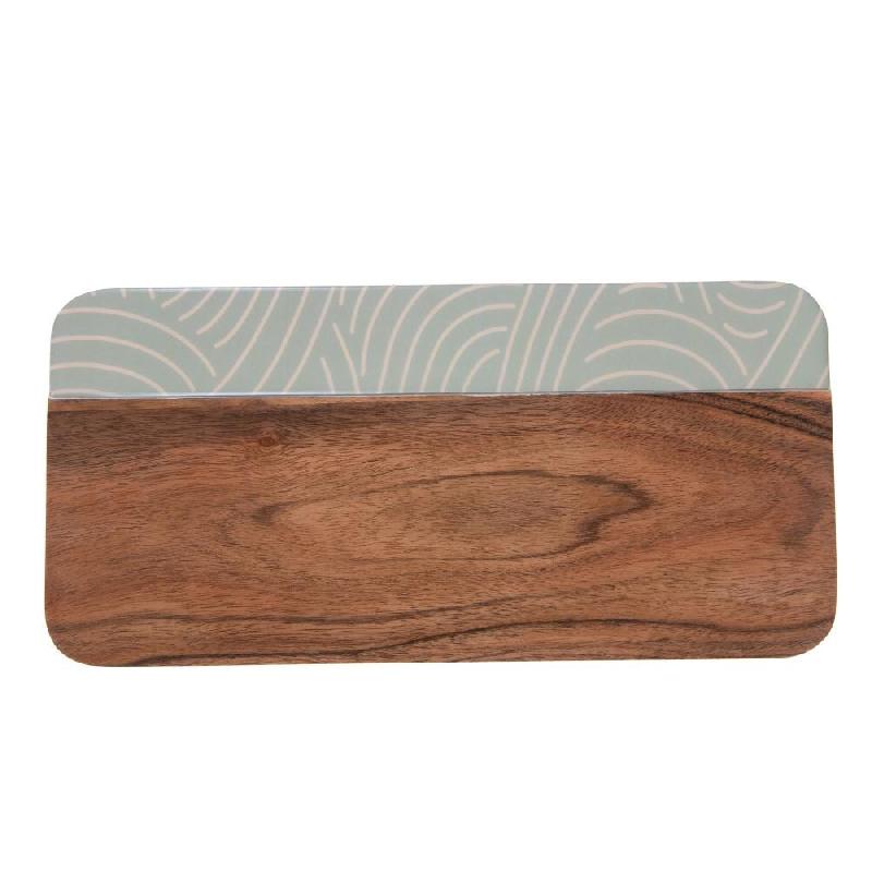 Planche positive amande 35x17 cm -  Vert Rectangle Bois Amadeus 2x17 cm - vert Bois massif 3520071945804_0