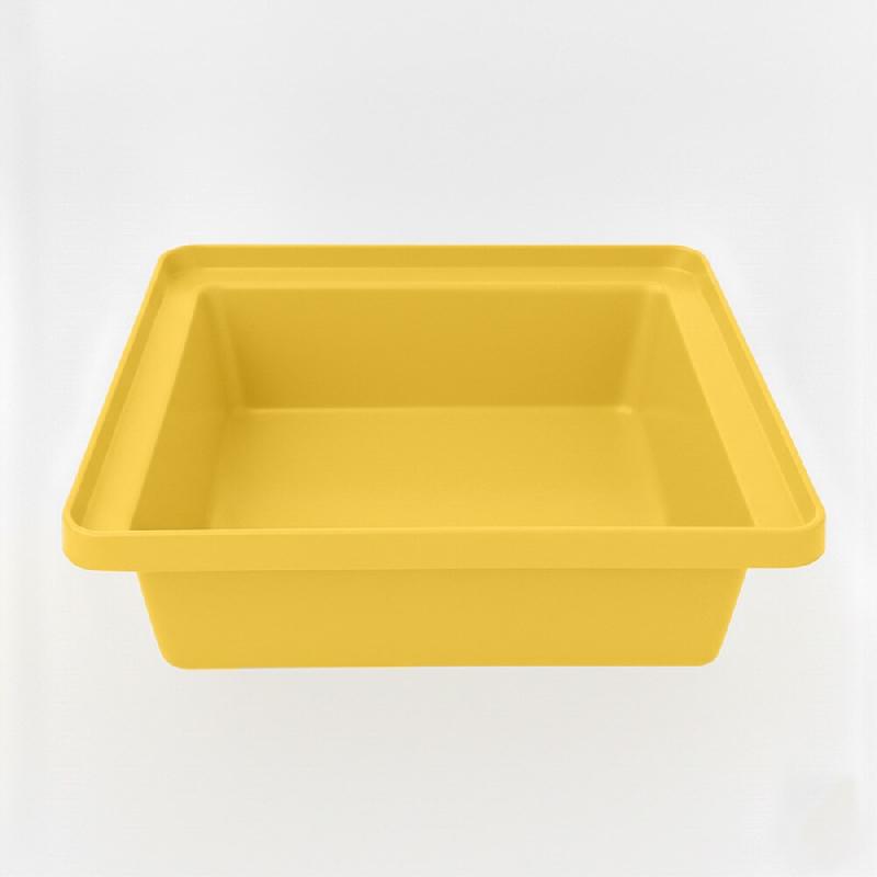 PLAST'UP ROTOMOULAGE Bac de rangement empilable 30l - JAUNEMANGUE - jaune plastique 0637962082944_0