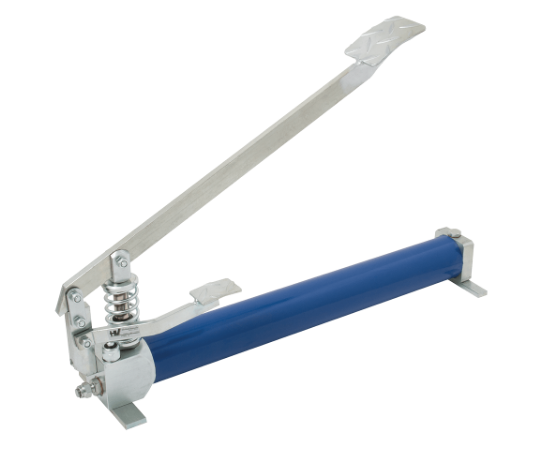 Pompe simple effet pour vérin simple effet - Réservoir 1,5L - Corps acier zingué blanc - Pirtek_0