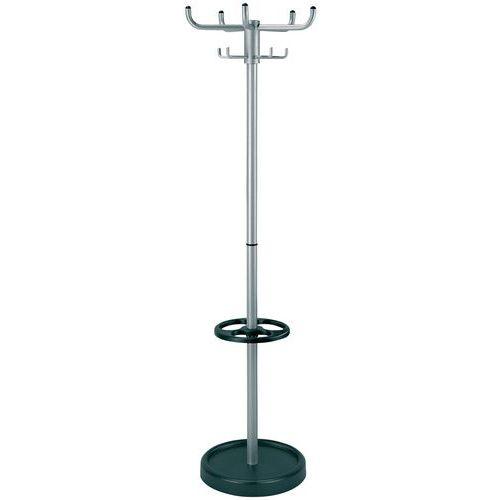 PORTEMANTEAU SUR PIED ARGENT TYPE:LARCO H:180 CM - KERKMANN