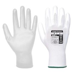 Portwest - Gants manutention enduit PU (Pack de 12) Blanc Taille 8 - 5036108210732_0