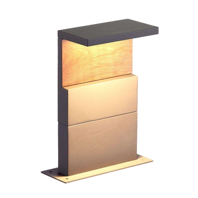 MANTRA ILUMINACIÓN POTELET LED RUKA AVEC ÉLÉMENT EN BOIS, 35 CM