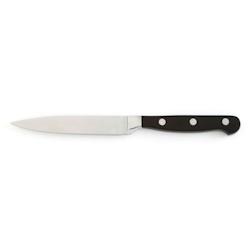 Quid Professional Couteau À Légumes En Acier Inoxydable 12 Cm Inox Chef Black - inox 5946119_0