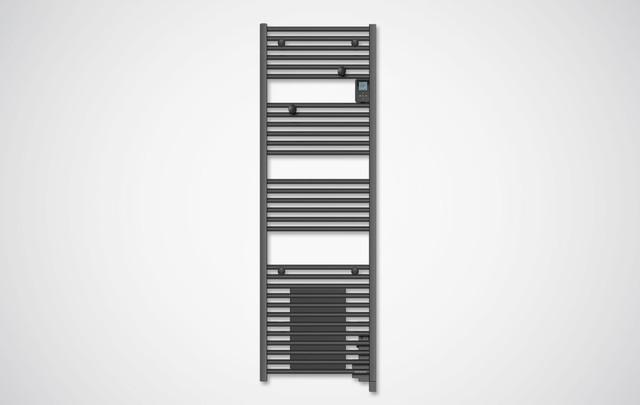 Radiateur sèche-serviettes connecté Doris avec soufflerie 1500W Anthracite - Atlantic - 851231_0