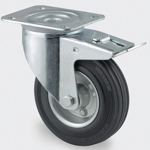 ROULETTE ACIER PIVOTANTE DIAMÈTRE ROUE 160 MM - TENTE