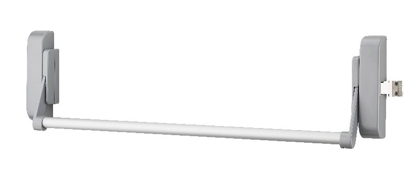 Serrure antipanique 1 point latéral réversible - laqué gris - porte maxi 1150 mm - norme CE NF EN1125 - THIRARD_0