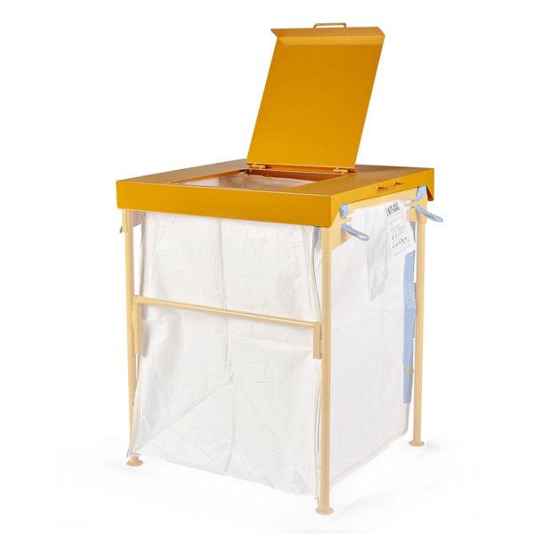 Support Big Bag - Couvercle supérieur facile à installer pour tri sélectif_0