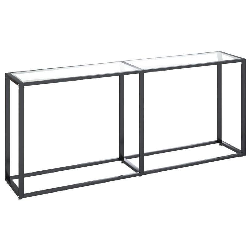 Table console Transparent 180x35x75,5 cm Verre trempé Modèle Orion Signature Plus - 331682_0