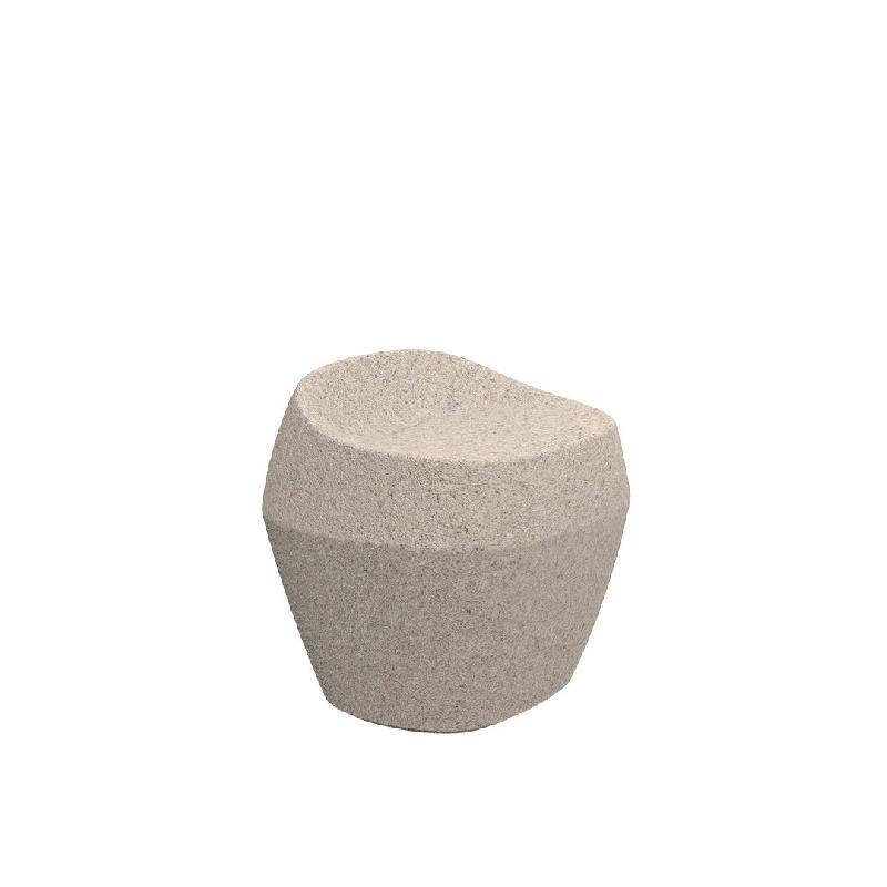 Tabouret in & out NOMA - granit crème_0