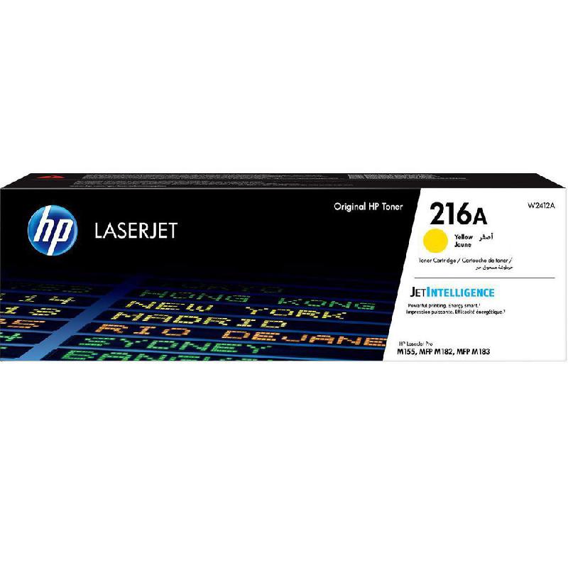 TONER AUTHENTIQUE HP 216A - W2412A - JAUNE