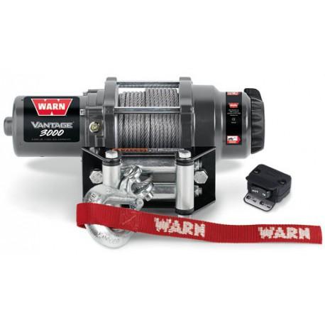 Treuil Warn Vantage 3000 CE - 12 volts - câble acier - traction jusqu'à 1361 kg - pour quad, buggy, SSV_0
