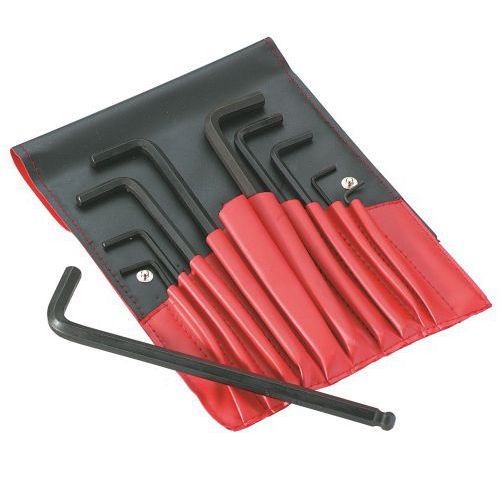 TROUSSE 8 CLÉS MALES COURTES POUCE _ 62-TR8A - SAM