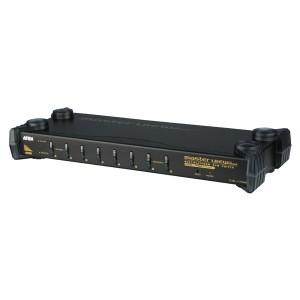 Commutateur KVM rackable ATEN - CS1758Q9-AT-G - 8 voies, audio intégré, USB/PS2, résolution 2048x1536_0