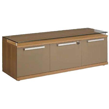 BANC 1 TIROIR + 2 PORTES SLIVER NOYER L.135 CM