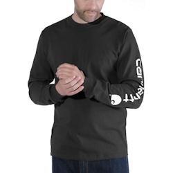 Carhartt - Tee-shirt avec Logo manches longues Noir Taille S - S 0035481749827_0