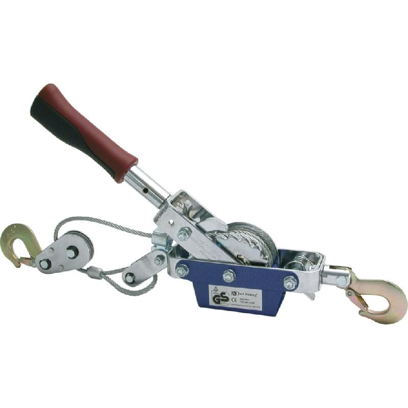 Carpoint treuil manuel portable avec câble 800 kg chrome 439327_0