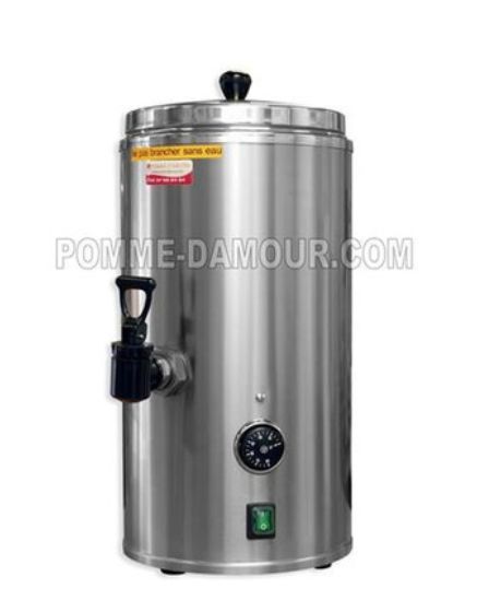 Chocolatière ligne basic tout inox professionnelle - électrique 5 ou 9 litres - chauffage bain-marie avec thermostat_0