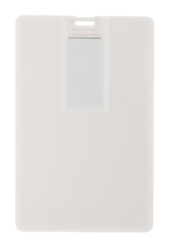 Clé USB publicitaire en plastique - Mémoire 4/8/16/32 GB - USB 2.0 - Couleur blanche_0