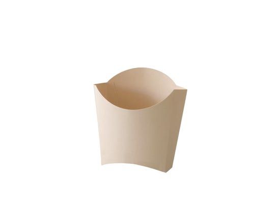 Cornet pour frites en bambou S - Bio Futura - compostable avec revêtement PLA - BBCHPSS_0