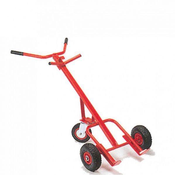 Diable à fûts métalliques et plastiques - Roues dures - Charge 300 kg - 220 litres - Marque Rolléco_0