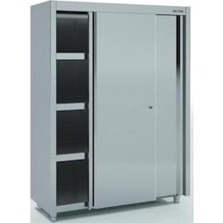 ERATOS Armoire Haute A Portes Coulissantes Aisi-304 18/10 - 1200X600X1900 APC-120 - Acier inoxydable 18/10 APC-120_0