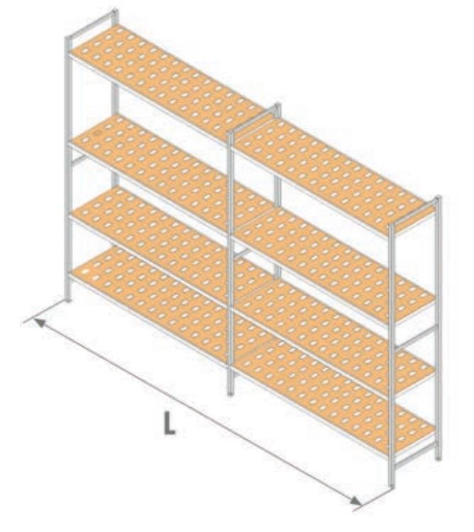 Etagère 5 Niveaux Ht 1750mm x P400mm CODIGEL_0