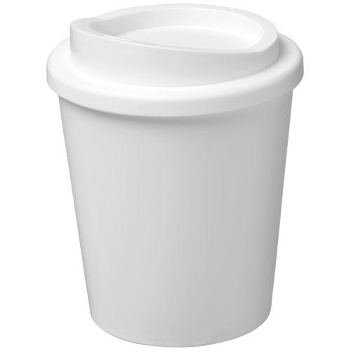 Gobelet isolant Americano Espresso 250 ml - double paroi, couvercle à visser - plastique PP fabriqué au Royaume-Uni_0