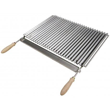 Grille barbecue inox type plancha Paris Prix Neka Double Grille Barbecue Summer 40x50cm